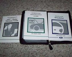 2001 Ford Windstar Owner's Manual Set