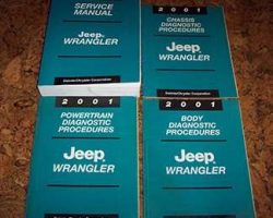 2001 Jeep Wrangler Shop Service Repair Manual Complete Set