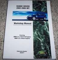 2002 Land Rover Range Rover Shop Service Repair Manual