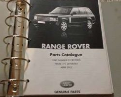 2005 Land Rover Range Rover Parts Catalog