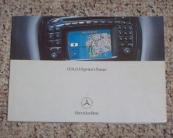 2002 Mercedes Benz SL500 & SL600 SL-Class Navigation System Owner's Operator Manual User Guide