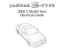 2002 Jaguar S-Type Electrical Wiring Circuit Diagrams Manual