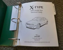 2002 Jaguar X-Type Electrical Wiring Circuit Diagrams Manual