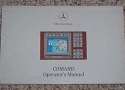 2002 Mercedes Benz S-Class Navigation System Owner's Operator Manual User Guide
