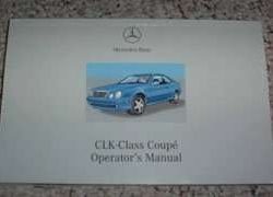 2002 Mercedes Benz CLK320, CLK430 & CLK55 CLK-Class Owner's Operator Manual User Guide