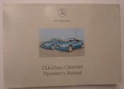 2002 Mercedes Benz CLK430 & CLK55 AMG Cabriolet Convertible Owner's Operator Manual User Guide