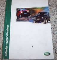 2002 Land Rover Defender Owner's Operator Manual User Guide
