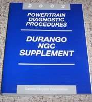 2002 Dodge Durango NGC Powertrain Diagnostic Procedures Supplement