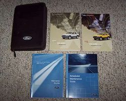 2002 Ford Escape Owner's Manual Set