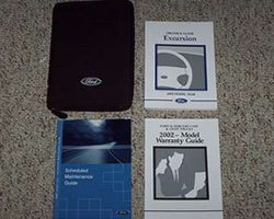 2002 Ford Excursion Owner's Manual Set
