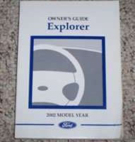 2002 Ford Explorer Owner Operator User Guide Manual