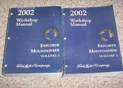2002 Ford Explorer Shop Service Repair Manual