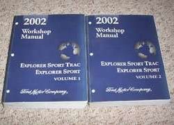 2002 Ford Explorer Sport & Explorer Sport Trac Shop Service Repair Manual