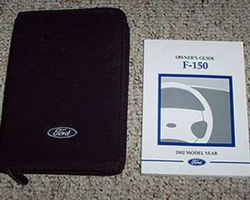 2002 Ford F-150 Truck Owner's Manual Set