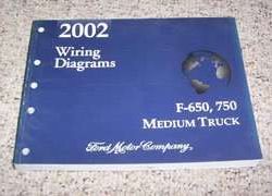 2002 Ford F-650 & F-750 Medium Duty Truck Wiring Diagram Manual