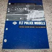 2002 Harley Davidson FLT Police Models Parts Catalog