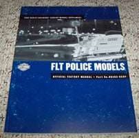 2002 Harley Davidson FLT Police Models Service Manual Supplement