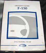 2002 Ford F-150 Truck Owner's Operator Manual User Guide
