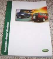 2002 Land Rover Freelander Owner's Operator Manual User Guide