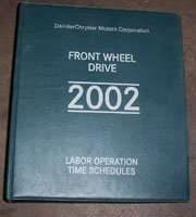2002 Chrysler 300M Labor Time Guide Binder