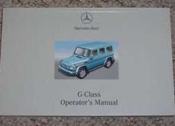 2002 Mercedes Benz G-Class G500 Owner's Operator Manual User Guide