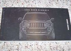 2002 Jeep Liberty Owner's Operator Manual User Guide
