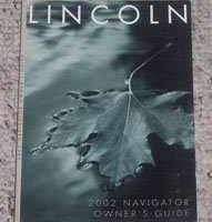 2002 Lincoln Navigator Owner's Operator Manual User Guide