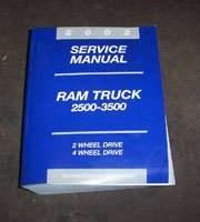 2002 Dodge Ram Truck 2500-3500 Shop Service Repair Manual