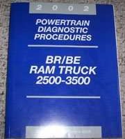 2002 Dodge Ram Truck 2500-3500 Powertrain Diagnostic Procedures