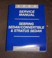 2002 Chrysler Sebring Sedan & Convertible Shop Service Repair Manual