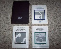 2002 Ford F-250 Super Duty Truck Owner Operator User Guide Manual Set