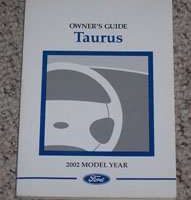 2002 Ford Taurus Owner's Manual