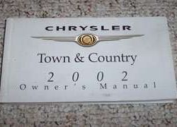 2002 Chrysler Town & Country Owner's Operator Manual User Guide