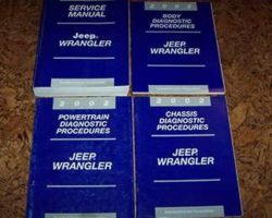 2002 Jeep Wrangler Shop Service Repair Manual Complete Set