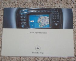 2003 Mercedes Benz SL500 & SL55 SL-Class Navigation System Owner's Operator Manual User Guide