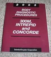 2003 Chrysler Concorde & 300M Body Diagnostic Procedures Manual