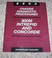 2003 Chrysler Concorde & 300M Chassis Diagnostic Procedures Manual