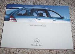 2003 Mercedes Benz C240 & C320 C-Class Wagon Owner's Operator Manual User Guide