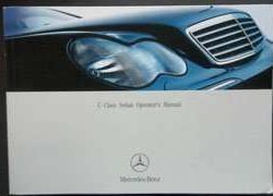 2003 Mercedes Benz C230, C240, C320 & C32 AMG C-Class Sedan Owner's Operator Manual User Guide