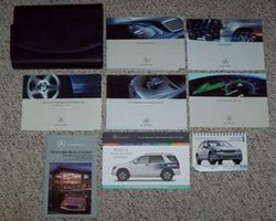 2003 Mercedes Benz C230, C240, C320 & C32 AMG C-Class Sedan Owner's Operator Manual User Guide Set