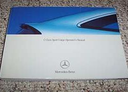 2003 Mercedes Benz C230 & C320 C-Class Sport Coupe Owner's Operator Manual User Guide