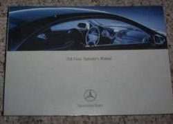 2003 Mercedes Benz CLK 320, CLK 500, CLK 55 AMG CLK-Class Owner's Operator Manual User Guide