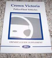 2003 Ford Crown Victoria Police/Fleet Vehicles Owner's Manual Supplement