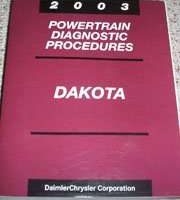 2003 Dodge Dakota Powertrain Diagnostic Procedures