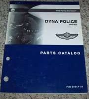 2003 Harley Davidson Dyna Police Models Parts Catalog