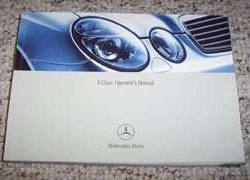 2003 Mercedes Benz E-Class E320, E500 & E55 AMG Owner's Operator Manual User Guide