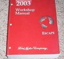 2003 Ford Escape Service Manual