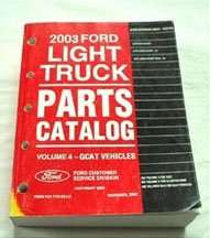 2003 Ford Explorer Sport & Explorer Sport Trac Parts Catalog