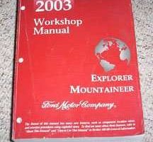 2003 Ford Explorer Shop Service Repair Manual