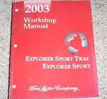 2003 Ford Explorer Sport & Explorer Sport Trac Shop Service Repair Manual
